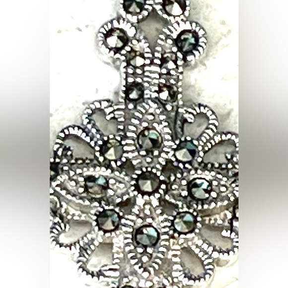 VTG Sterling Silver 925 Cross Pendant - Picture 4 of 11